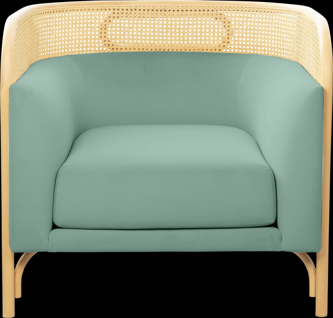 Bybee Blue Accent Chair - Thumbnail - Image 4