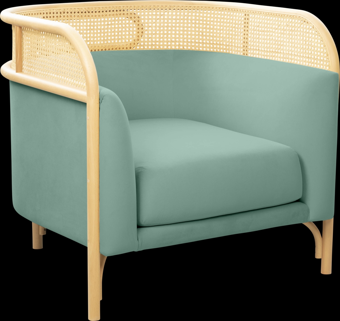 Bybee Blue Accent Chair - Thumbnail - Image 1