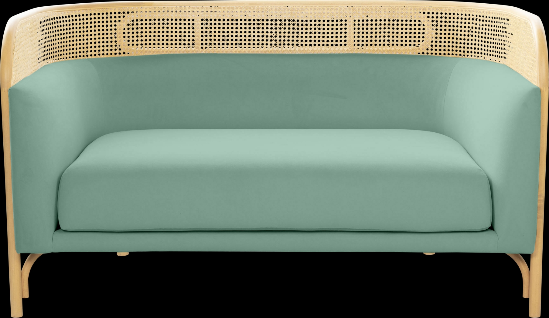 Bybee Blue Loveseat - Thumbnail - Image 2