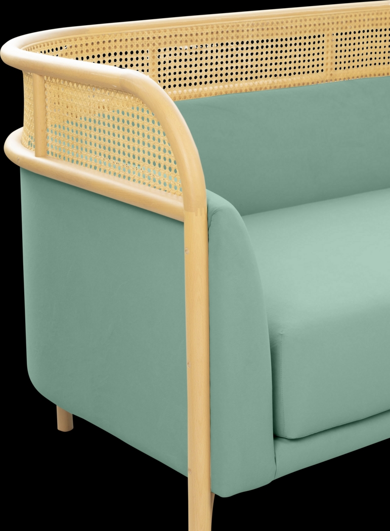 Bybee Blue Loveseat - Thumbnail - Image 4