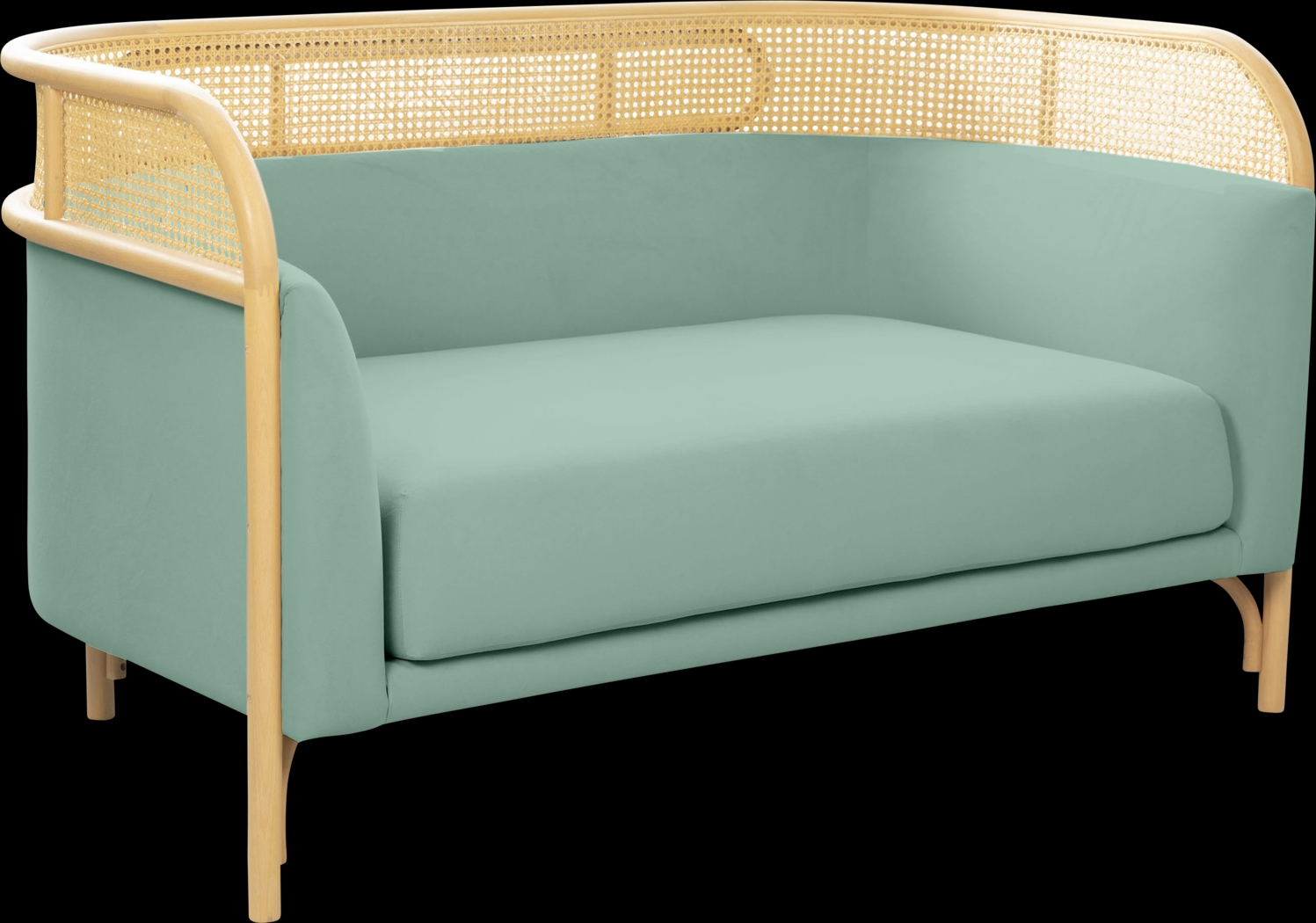 Bybee Blue Loveseat - Thumbnail - Image 1