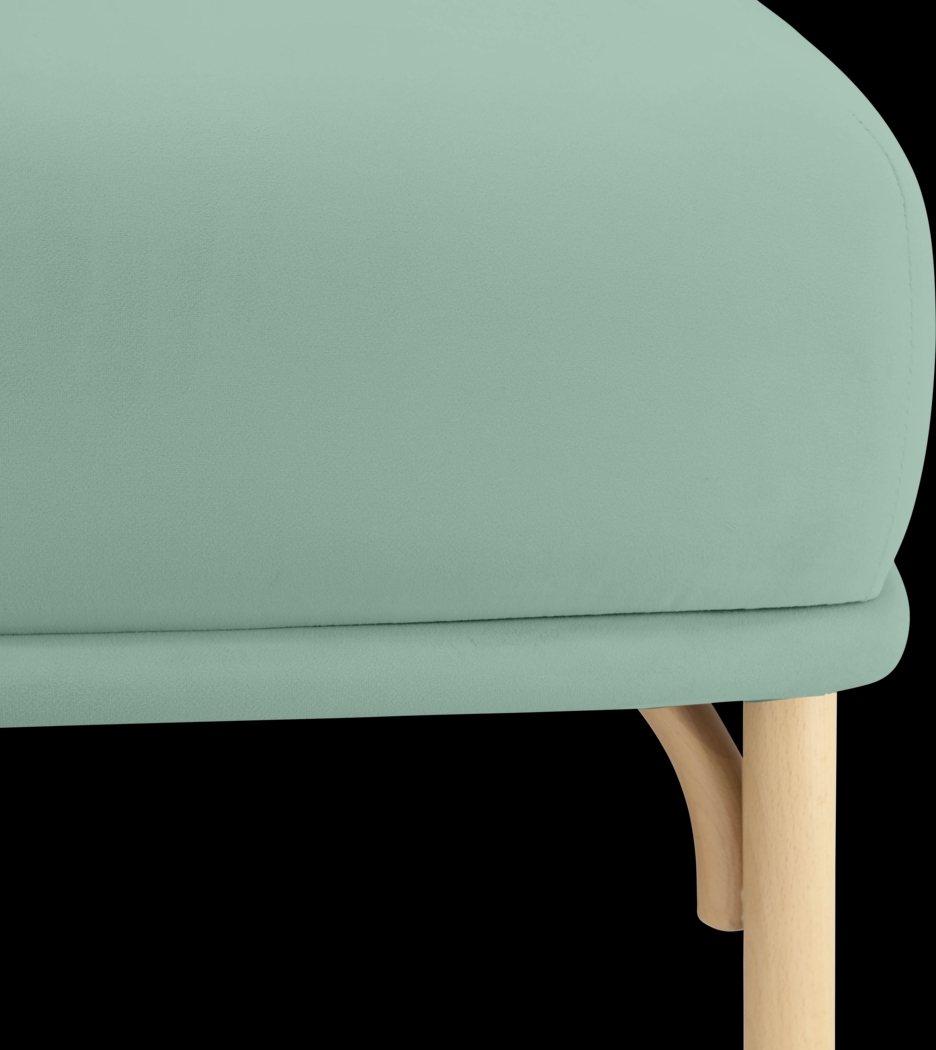 Bybee Blue Ottoman - Thumbnail - Image 3