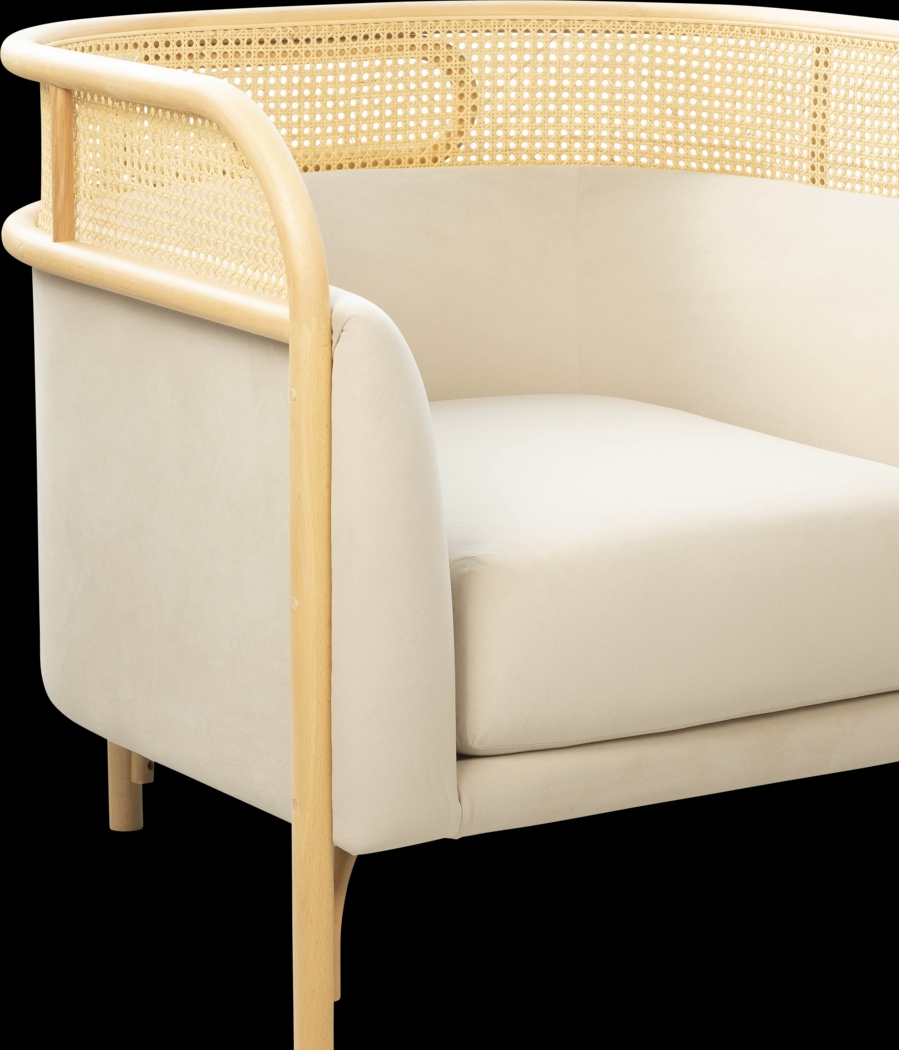 Bybee Cream Accent Chair - Thumbnail - Image 7