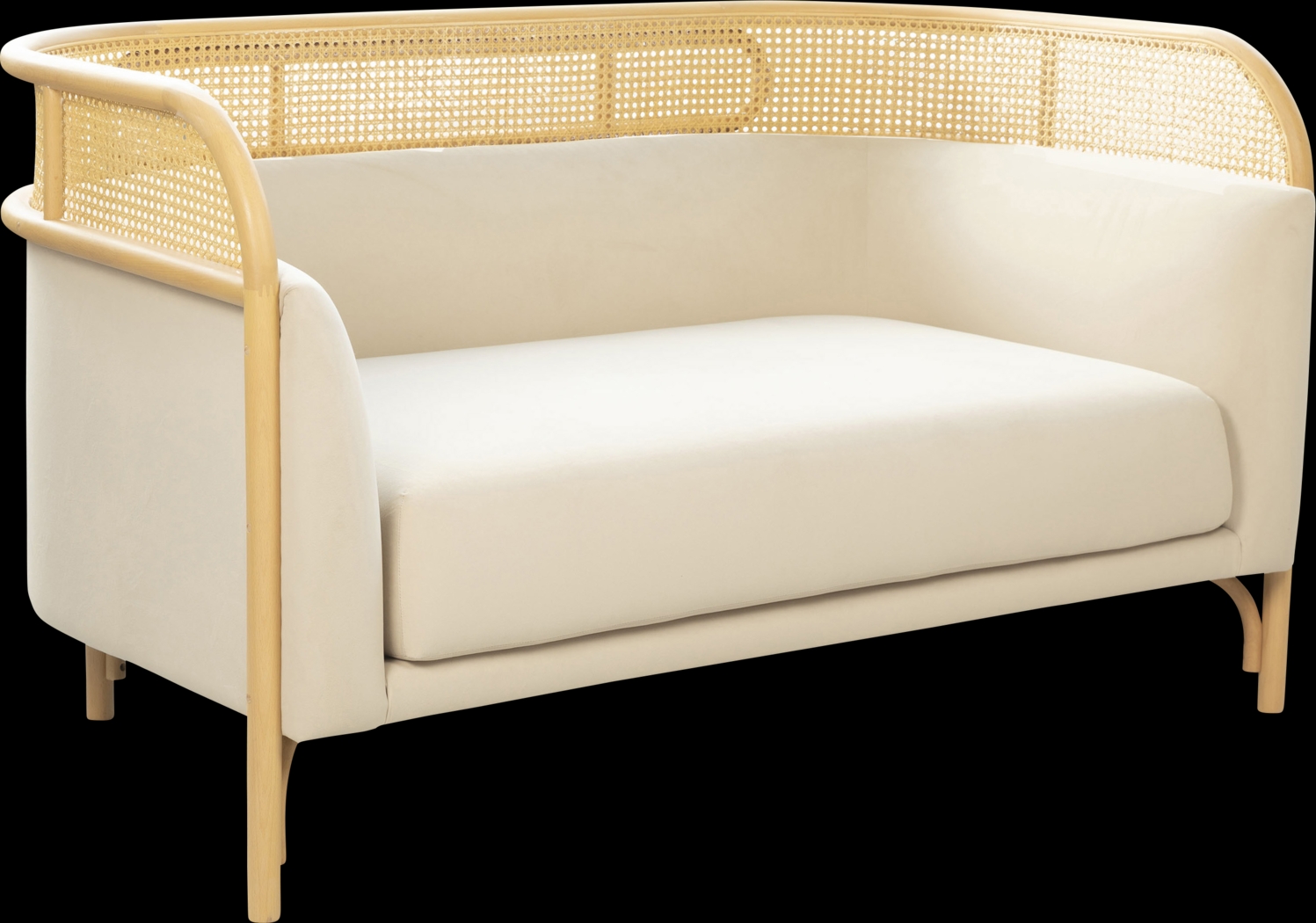 Bybee Cream Loveseat - Thumbnail - Image 1