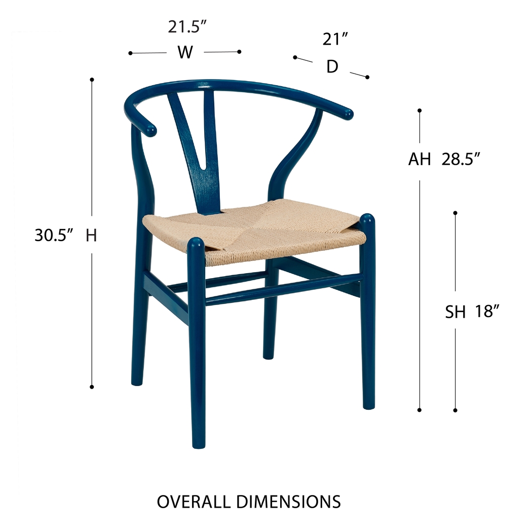 Byecroft I Blue Dining Chair, Set of 2 - Thumbnail - Image 8
