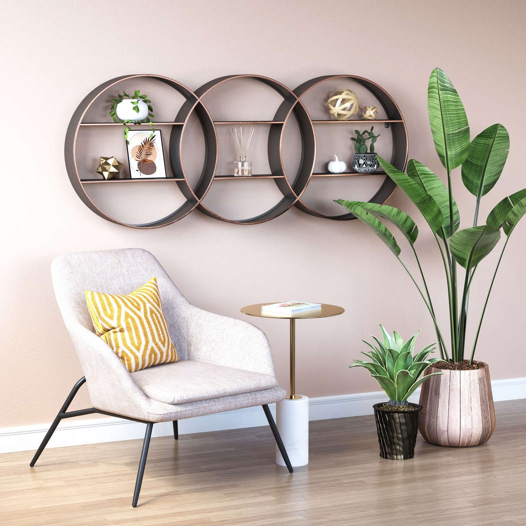 Byerle Copper Wall Shelf - Thumbnail - Image 4