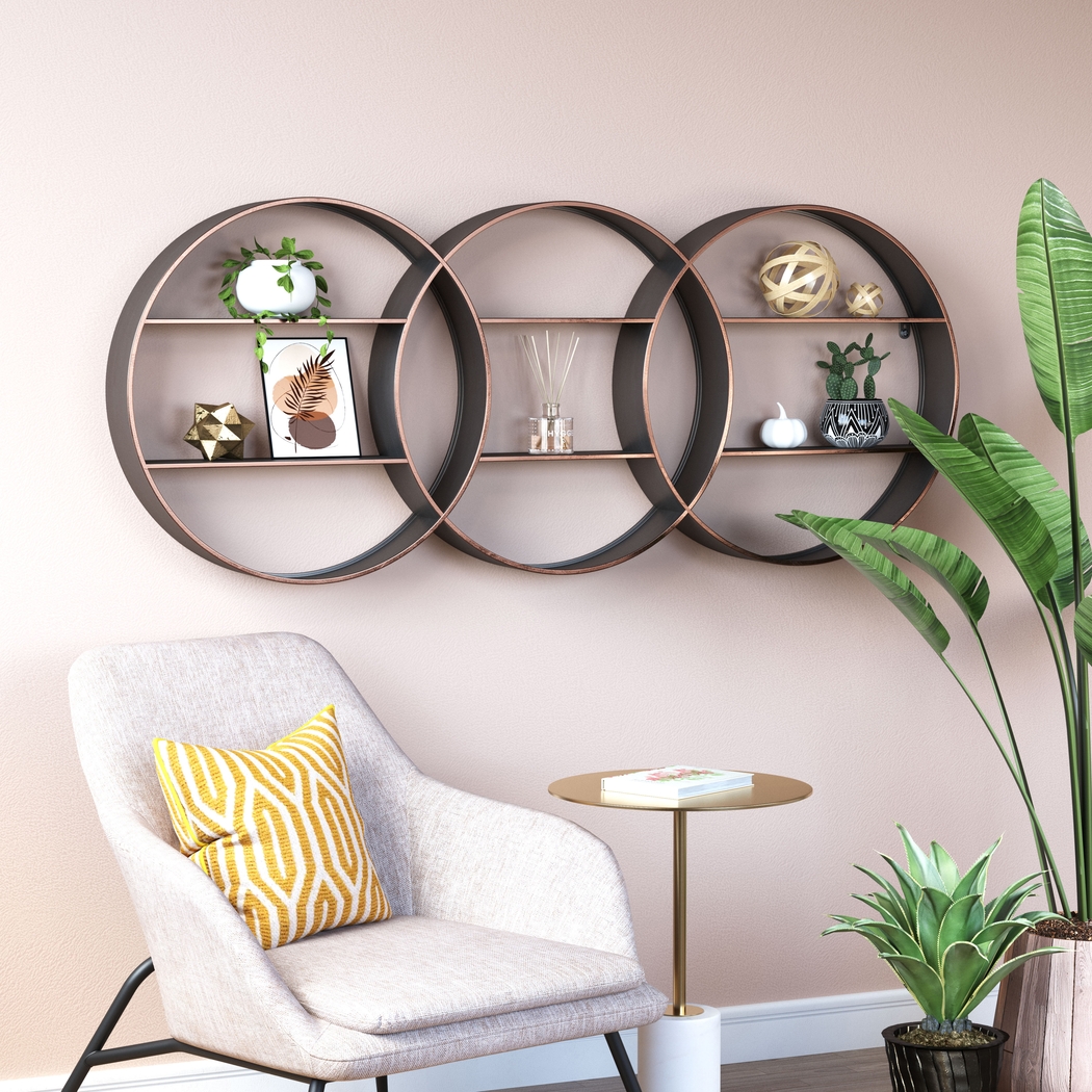Byerle Copper Wall Shelf - Thumbnail - Image 6