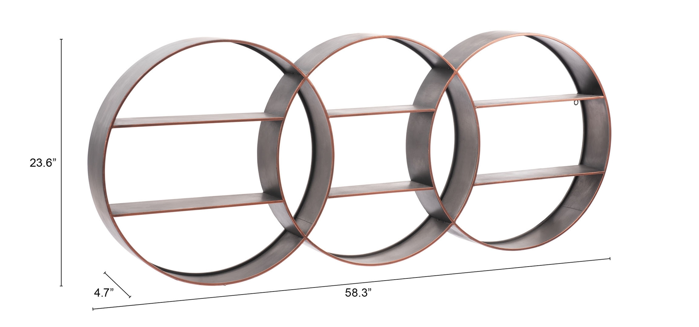 Byerle Copper Wall Shelf - Thumbnail - Image 7