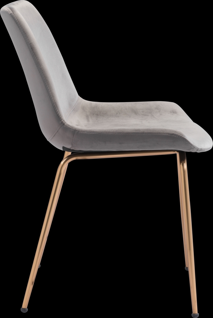 Byerstone Gray Side Chair, Set of 2 - Thumbnail - Image 3