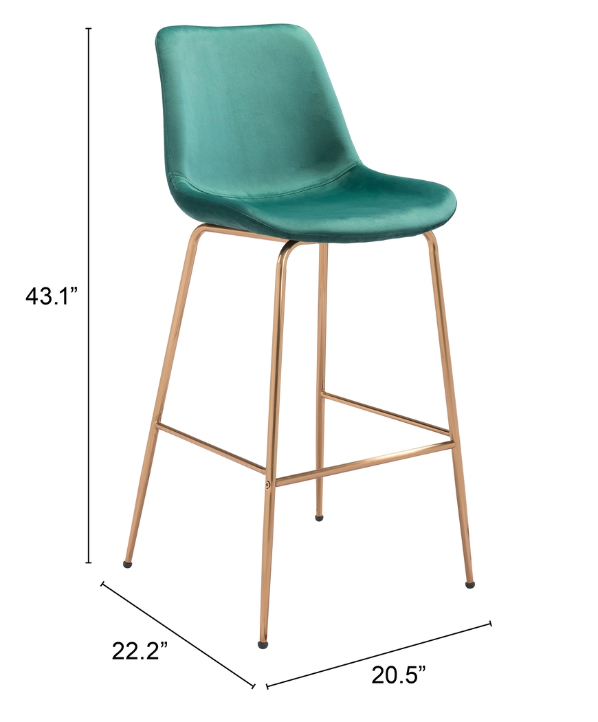 Byerstone Green Barstool - Thumbnail - Image 6