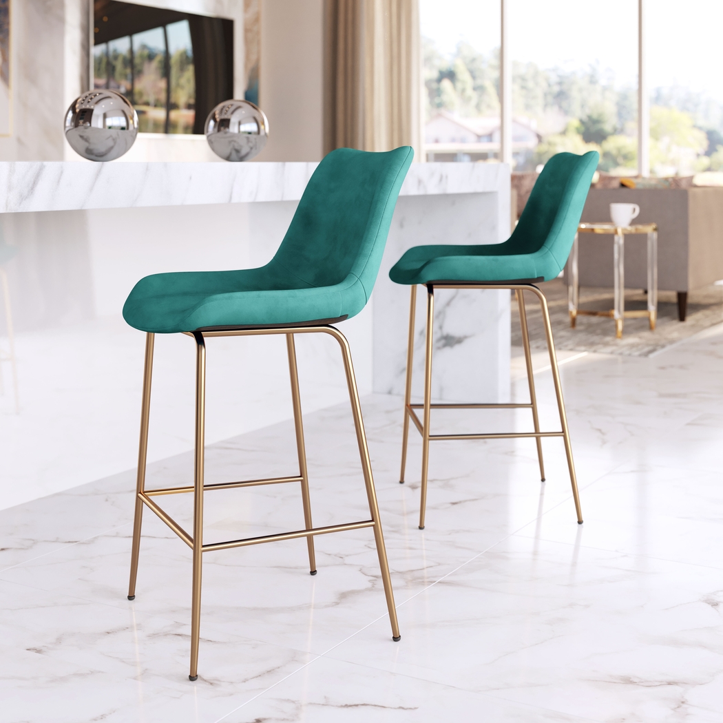 Byerstone Green Counter Height Stool - Thumbnail - Image 5
