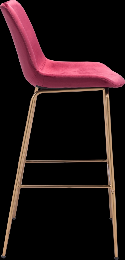 Byerstone Red Barstool - Thumbnail - Image 3