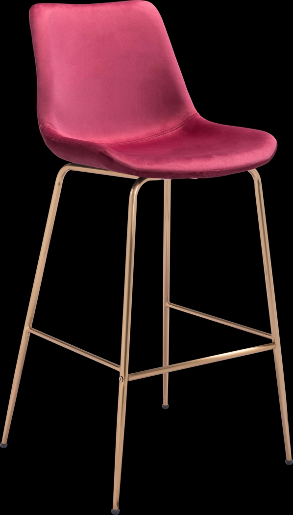Byerstone Red Barstool - Thumbnail - Image 1