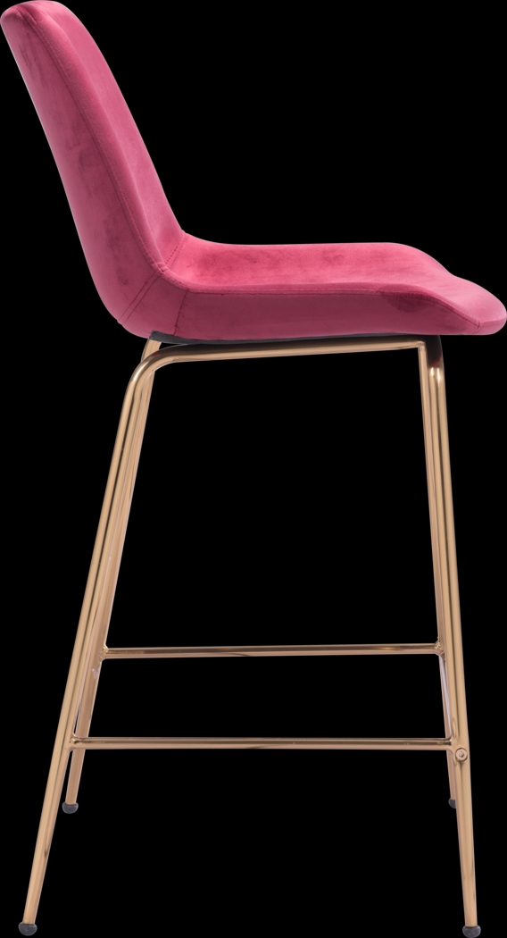 Byerstone Red Counter Height Stool - Thumbnail - Image 3