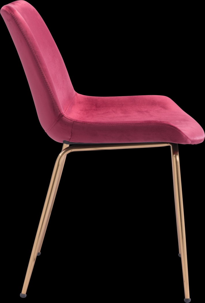 Byerstone Red Side Chair, Set of 2 - Thumbnail - Image 3