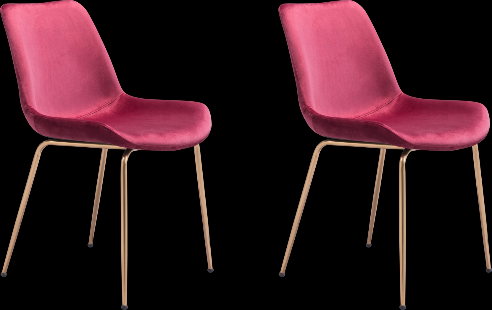 Byerstone Red Side Chair, Set of 2 - Thumbnail - Image 1