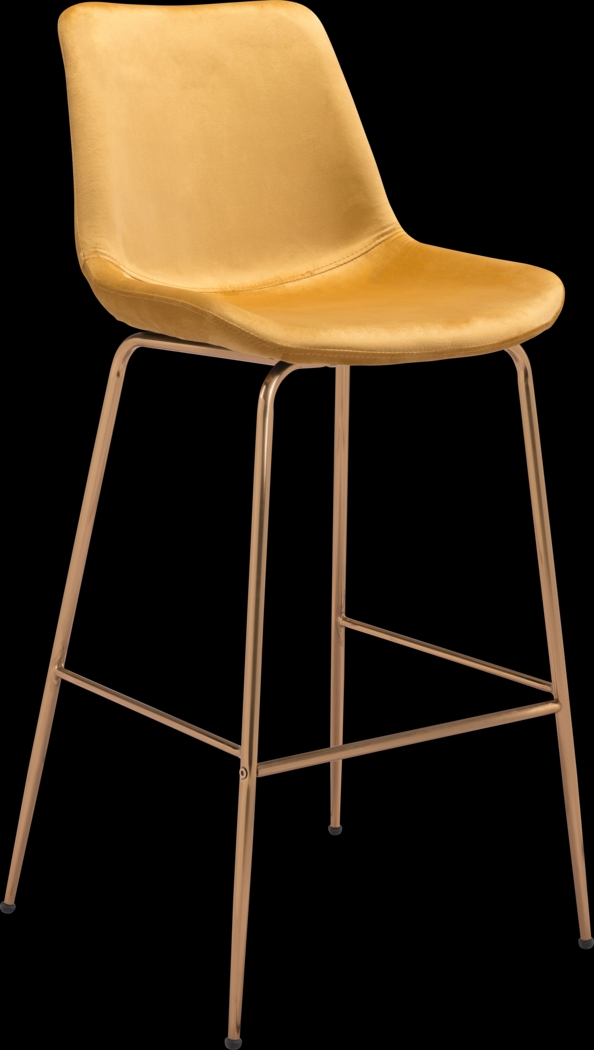 Byerstone Yellow Barstool - Thumbnail - Image 1