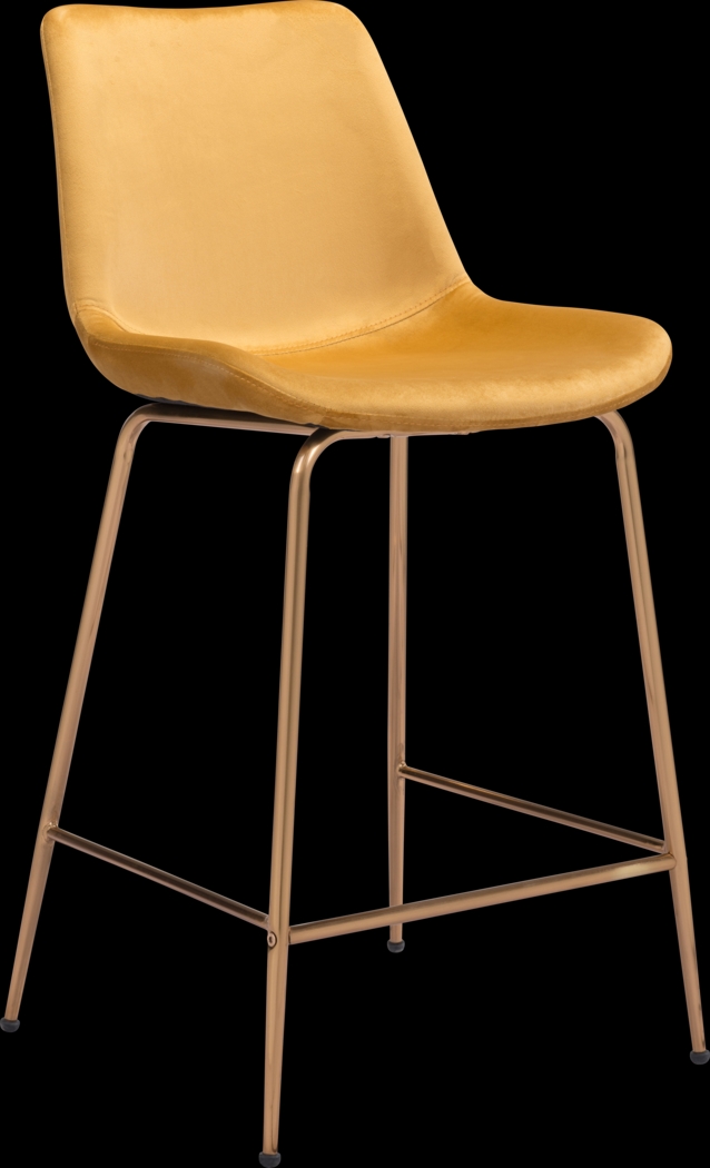Byerstone Yellow Counter Height Stool - Thumbnail - Image 1