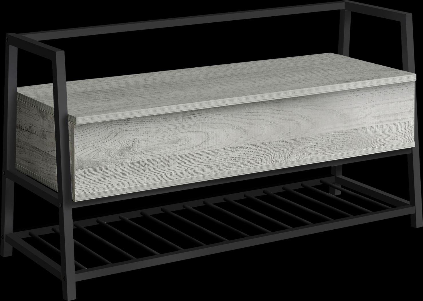 Byestreet Gray Bench - Thumbnail - Image 1