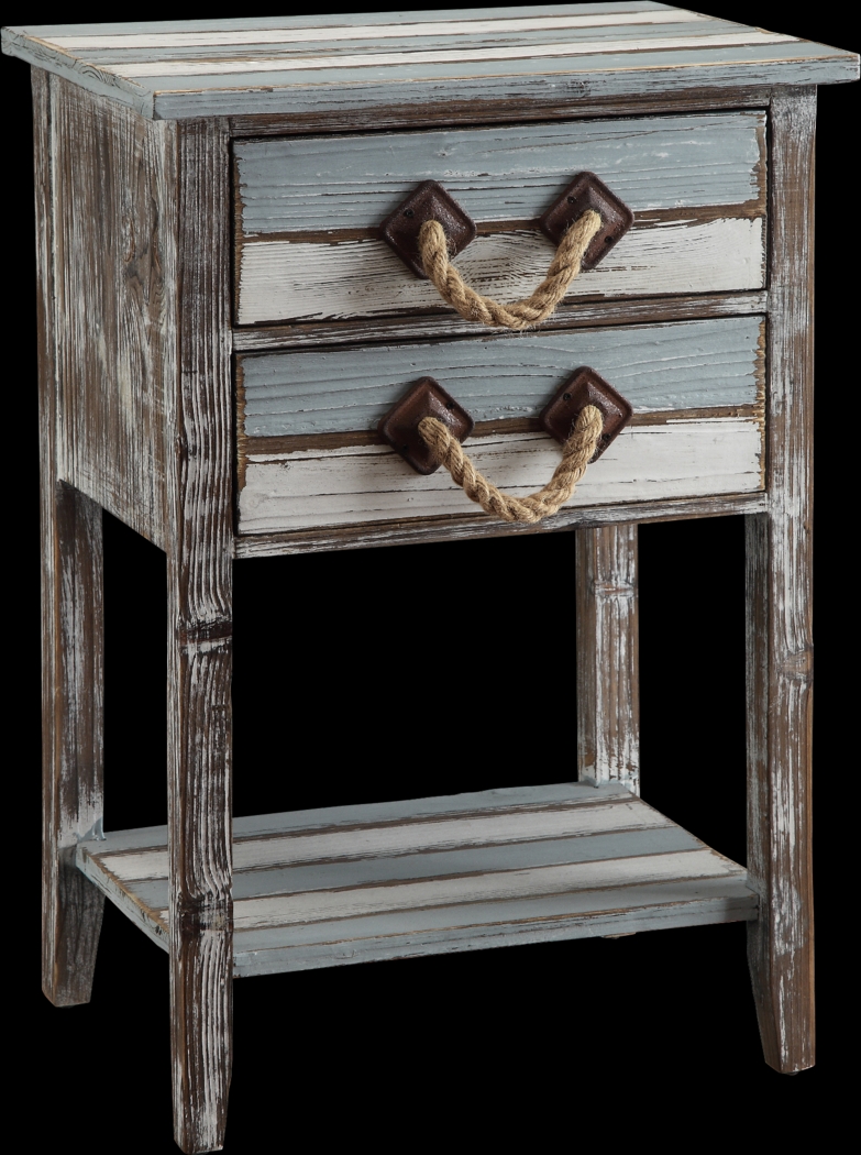 Bynam Bay Blue Accent Table - Thumbnail - Image 1