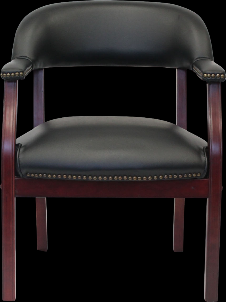 Byres Black Desk Chair - Thumbnail - Image 2