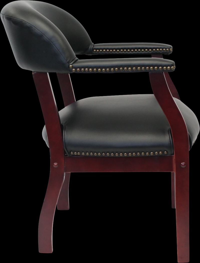 Byres Black Desk Chair - Thumbnail - Image 3