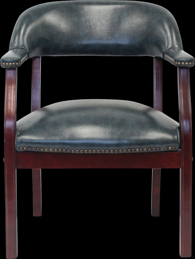 Byres Blue Desk Chair - Thumbnail - Image 2