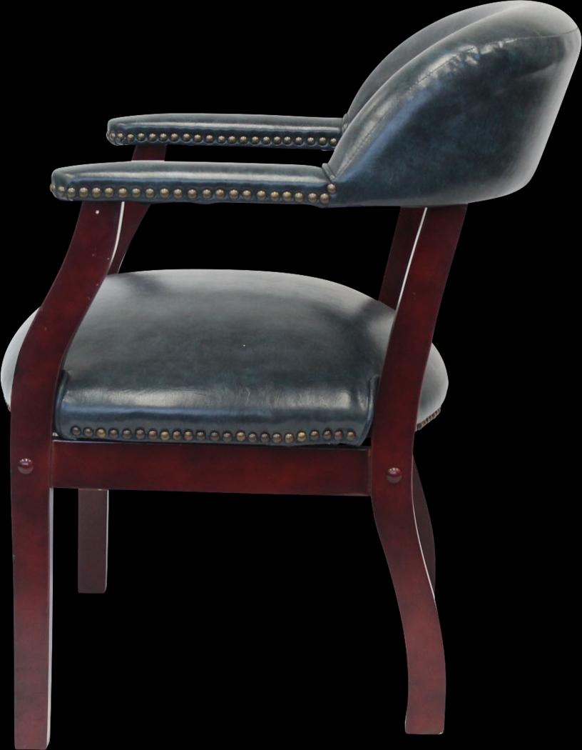 Byres Blue Desk Chair - Thumbnail - Image 5