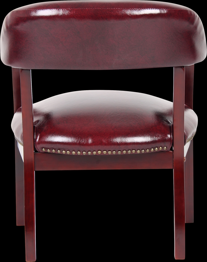 Byres Red Desk Chair - Thumbnail - Image 2