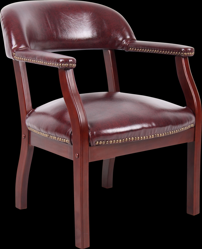 Byres Red Desk Chair - Thumbnail - Image 1