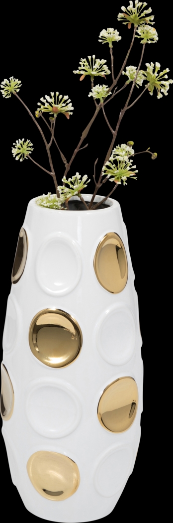 Byrington White 13 in. Vase - Thumbnail - Image 2