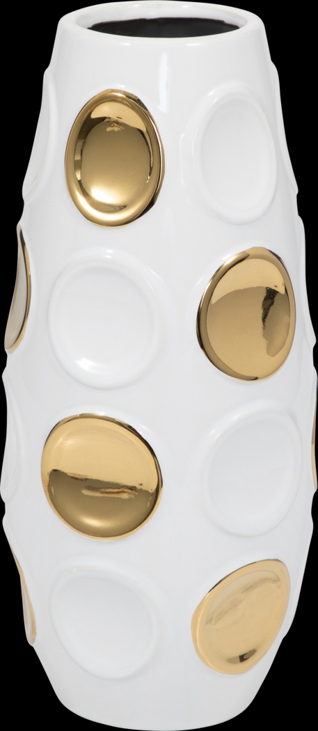 Byrington White 13 in. Vase - Thumbnail - Image 3