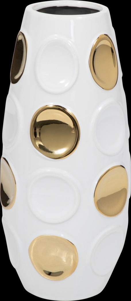 Byrington White 13 in. Vase - Thumbnail - Image 4