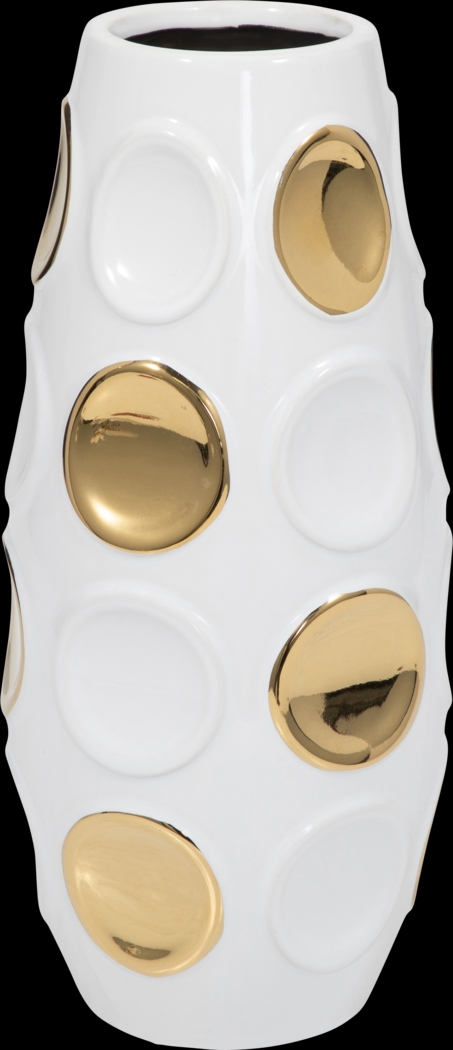 Byrington White 13 in. Vase - Thumbnail - Image 1