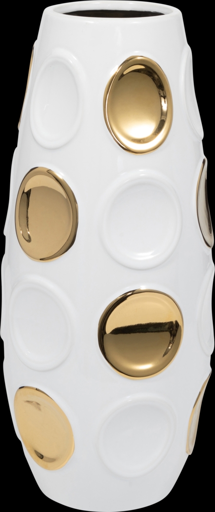 Byrington White 17 in. Vase - Thumbnail - Image 3