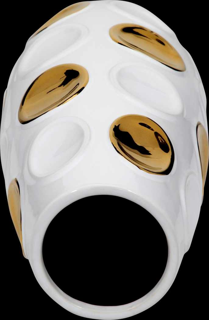 Byrington White 17 in. Vase - Thumbnail - Image 4