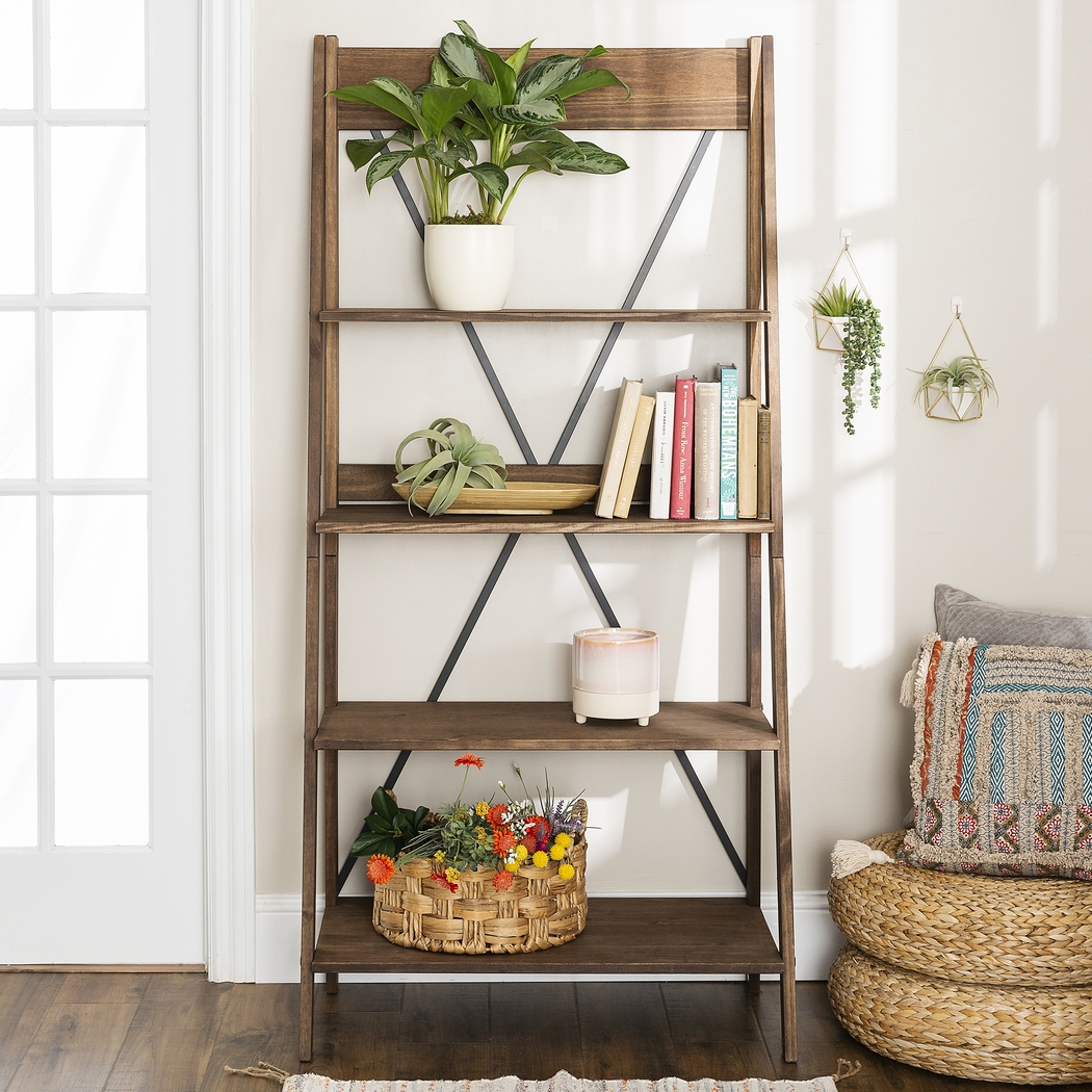 Byrnwyck Brown Bookcase - Thumbnail - Image 5