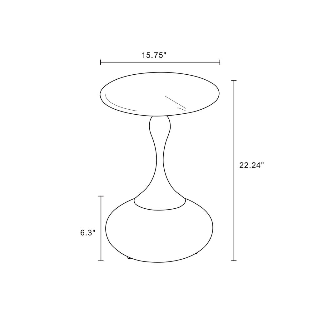 Byswick Gold End Table - Thumbnail - Image 7