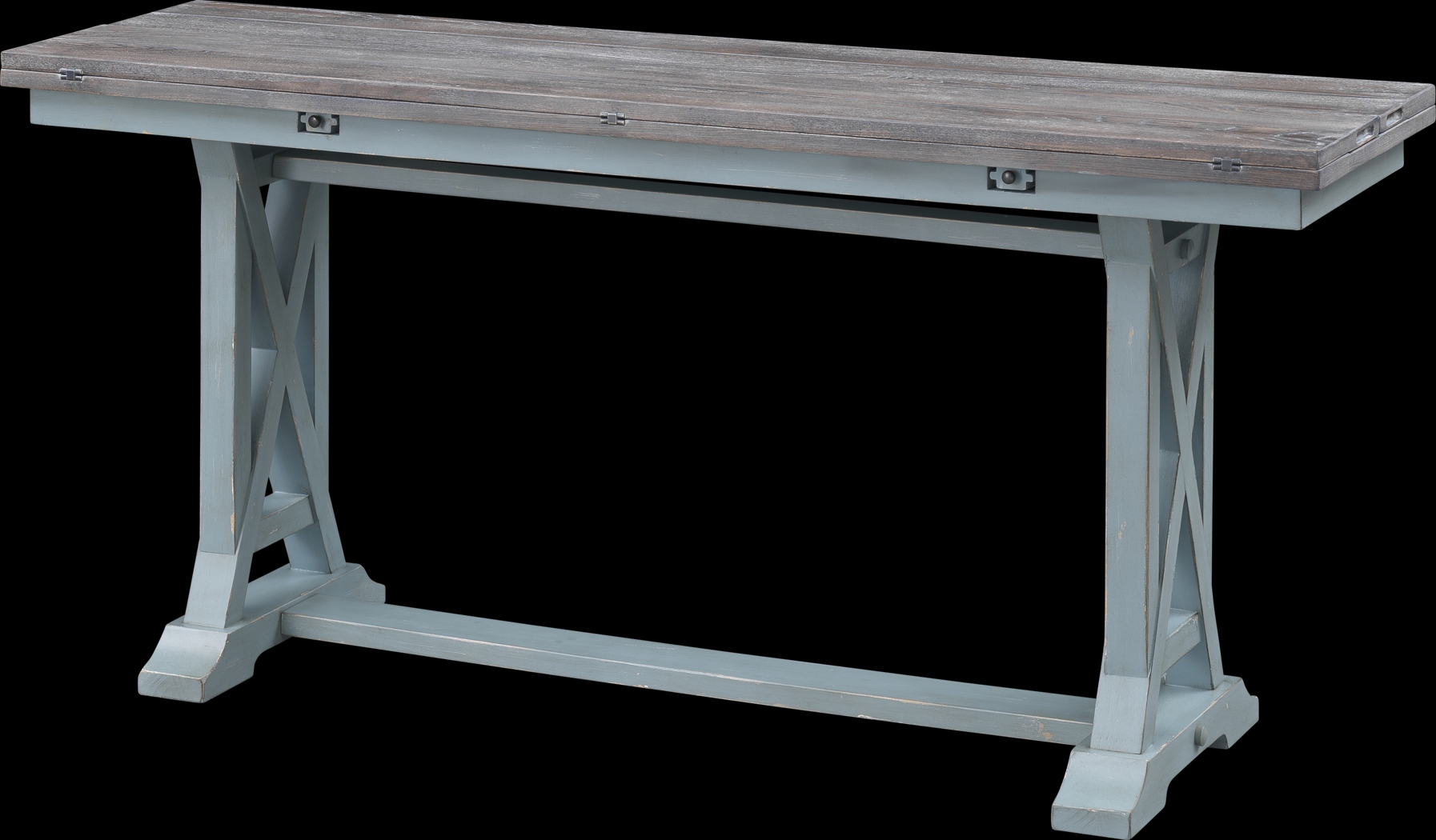 Bywood Blue Foldout Console Table - Thumbnail - Image 1