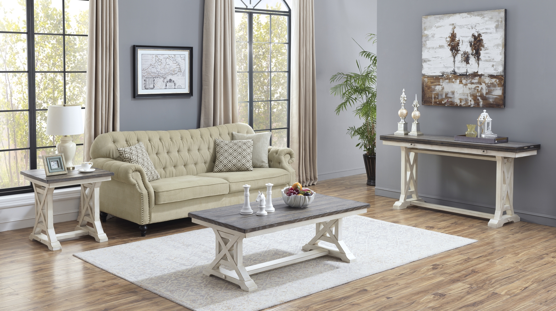 Bywood Natural Cocktail Table - Thumbnail - Image 4