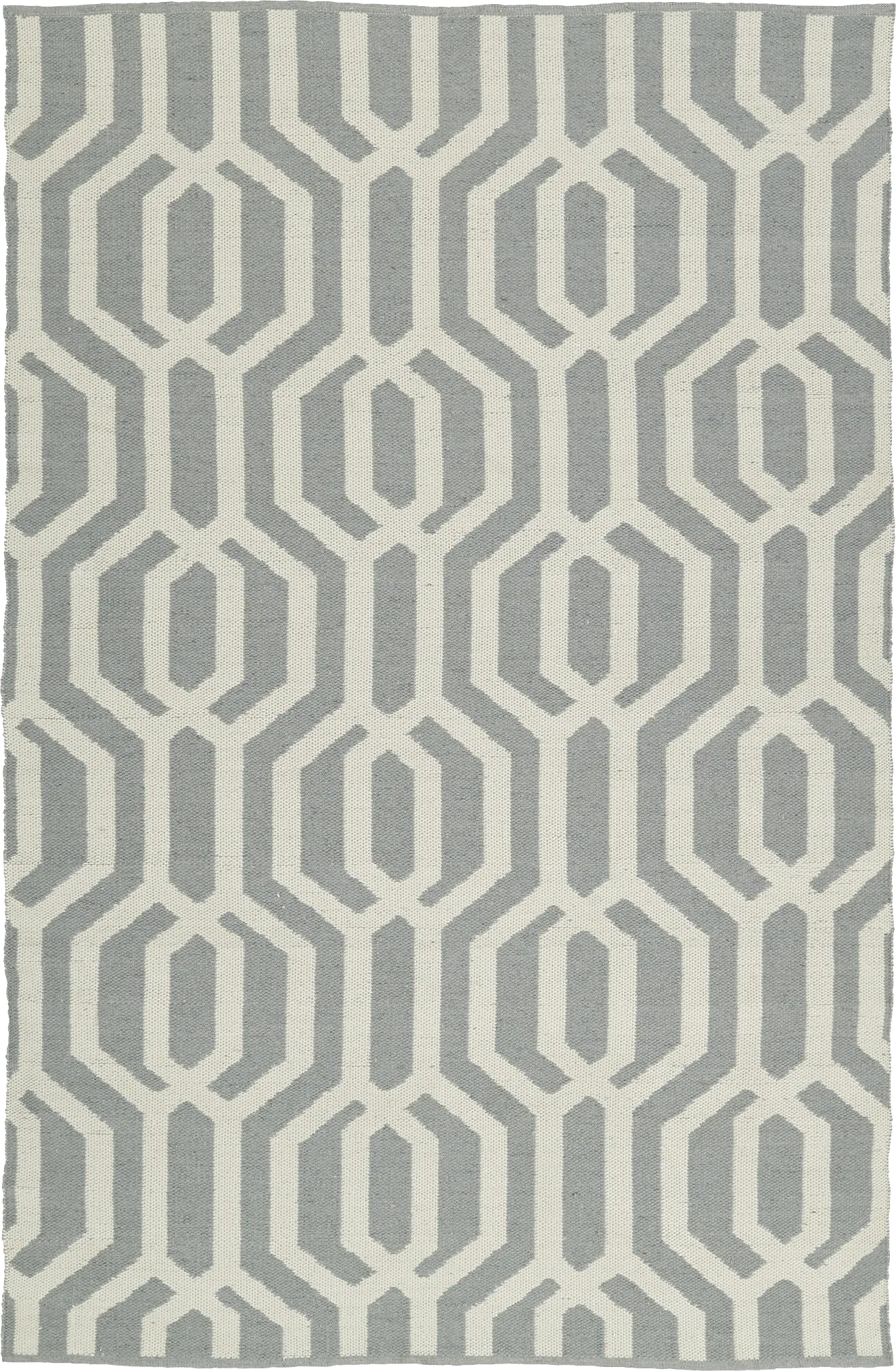 Haimon Gray 5 x 7'6 Indoor/Outdoor Rug - Image 1