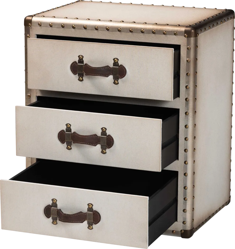 Cabanay White End Table - Thumbnail - Image 4