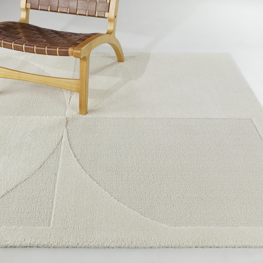 Cabbyge Cream 7'10 x 10' Area Rug - Thumbnail - Image 2