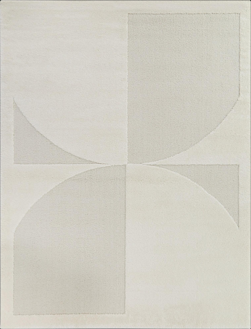 Cabbyge Cream 7'10 x 10' Area Rug - Thumbnail - Image 1