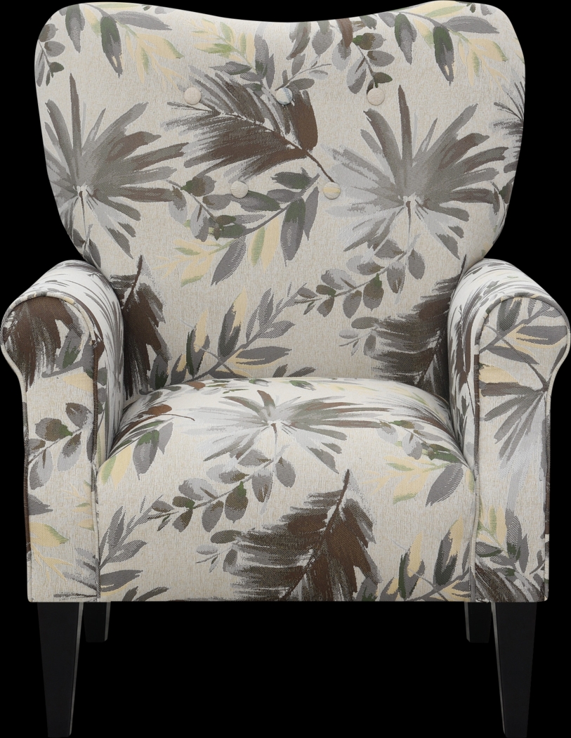 Cabell Gray Accent Chair - Thumbnail - Image 2