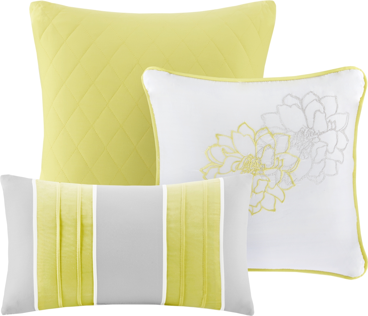 Cabildo Yellow 7 Pc California King Comforter Set - Thumbnail - Image 3