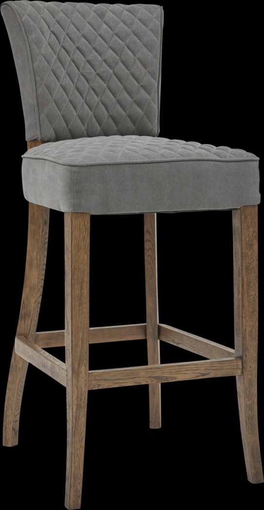 Cabiness Gray Barstool - Thumbnail - Image 1