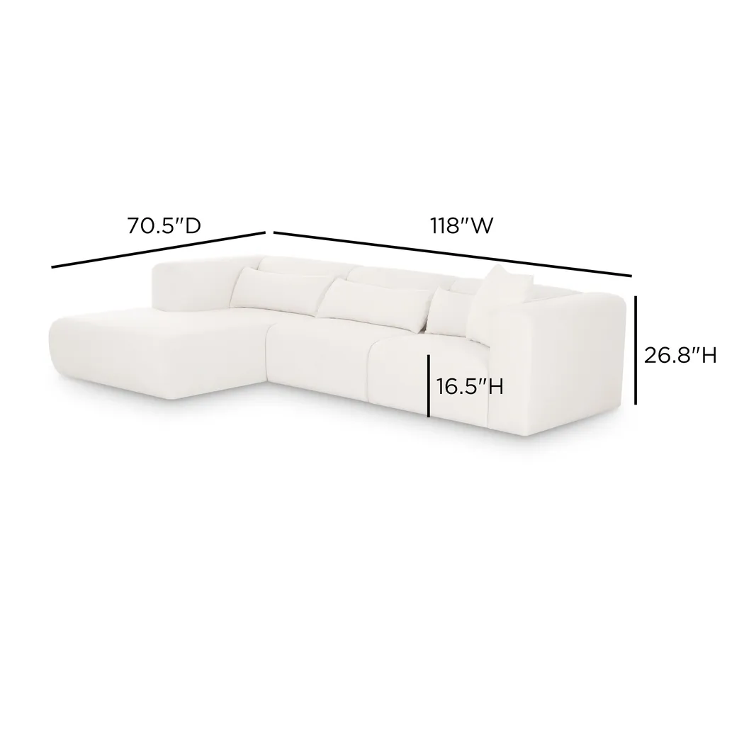 Cableswynd Beige LAF Sectional - Thumbnail - Image 3