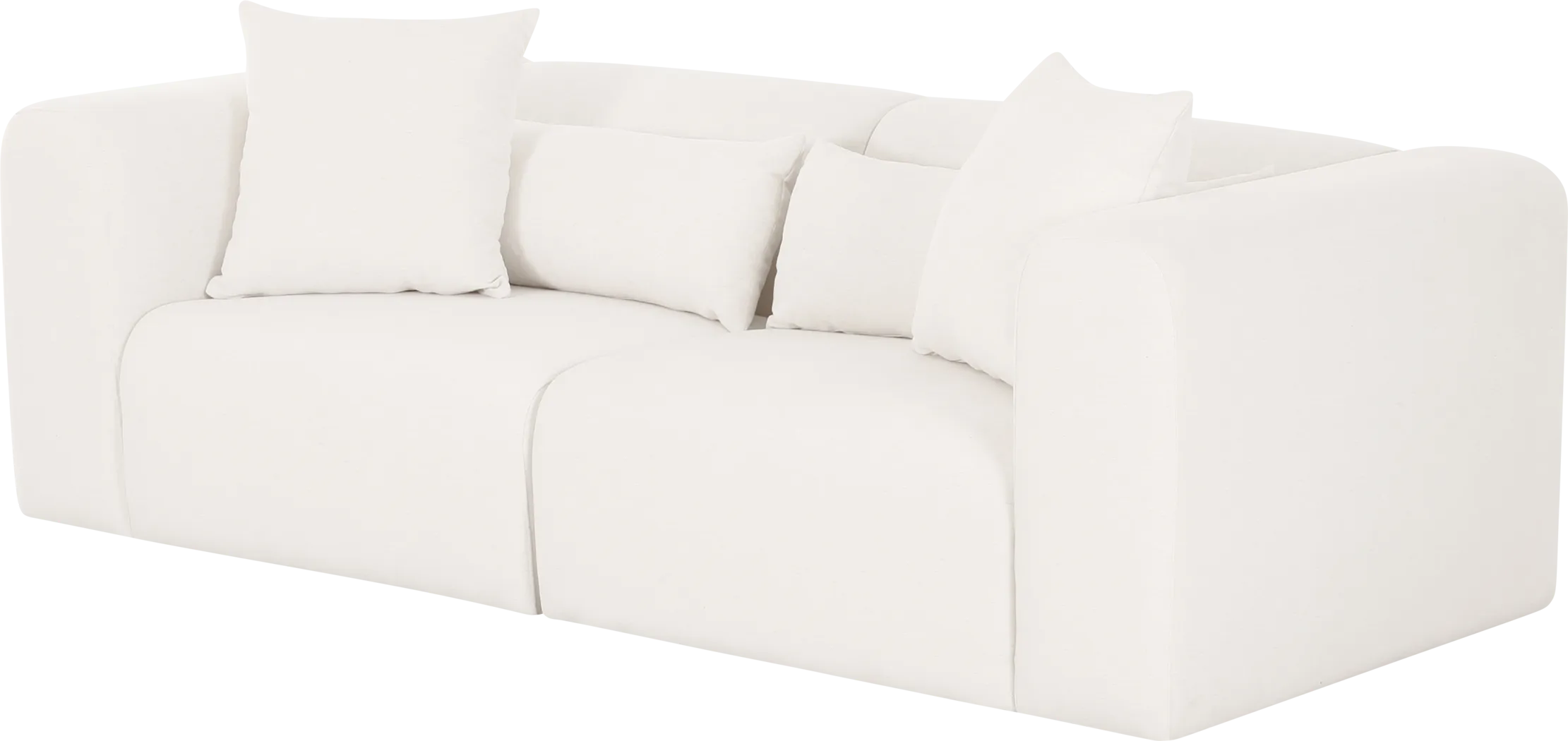 Cableswynd Beige Modular Loveseat - Thumbnail - Image 6