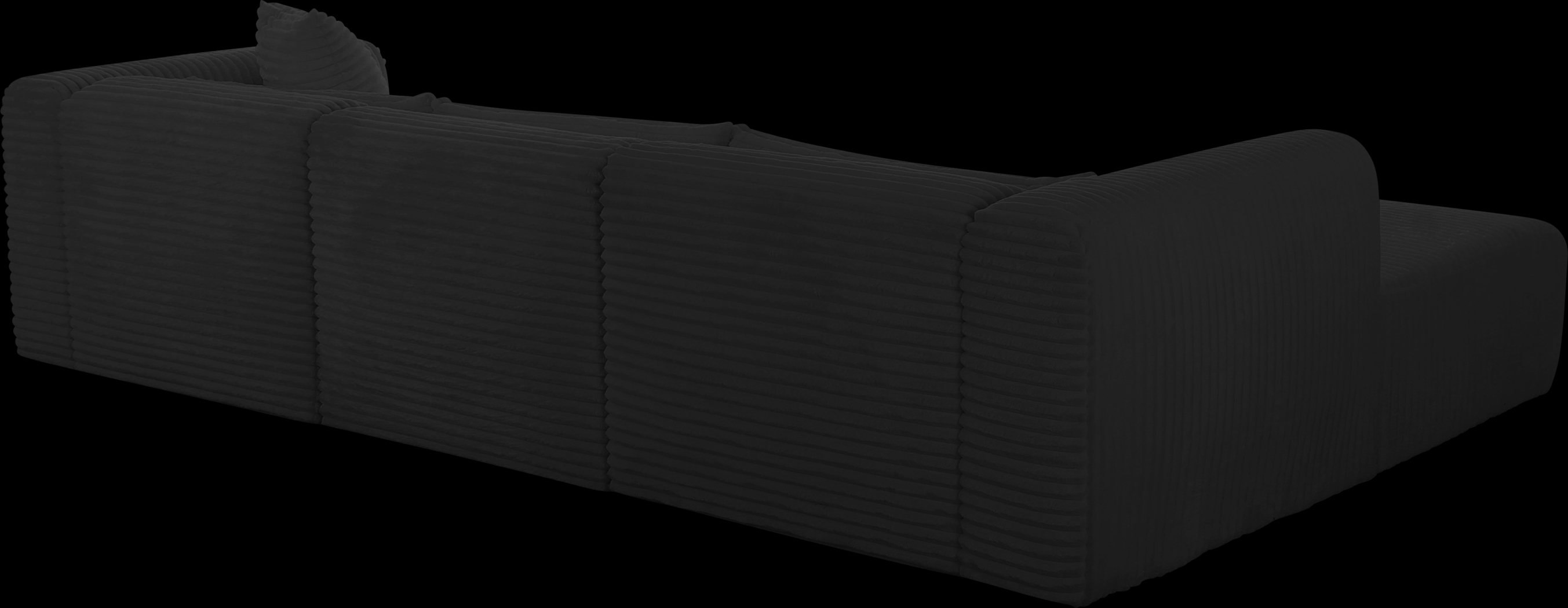 Cableswynd Black 3 Pc Left Arm Chaise Sectional - Thumbnail - Image 4